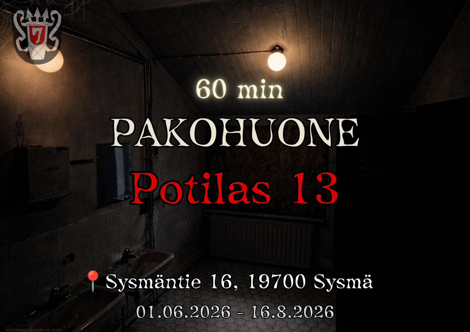 Metsämielen Pakohuoneet — Potilas 13